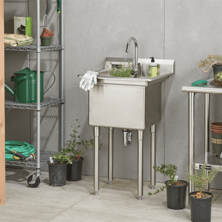 Plumber in Atlanta install utility sink install mop sink